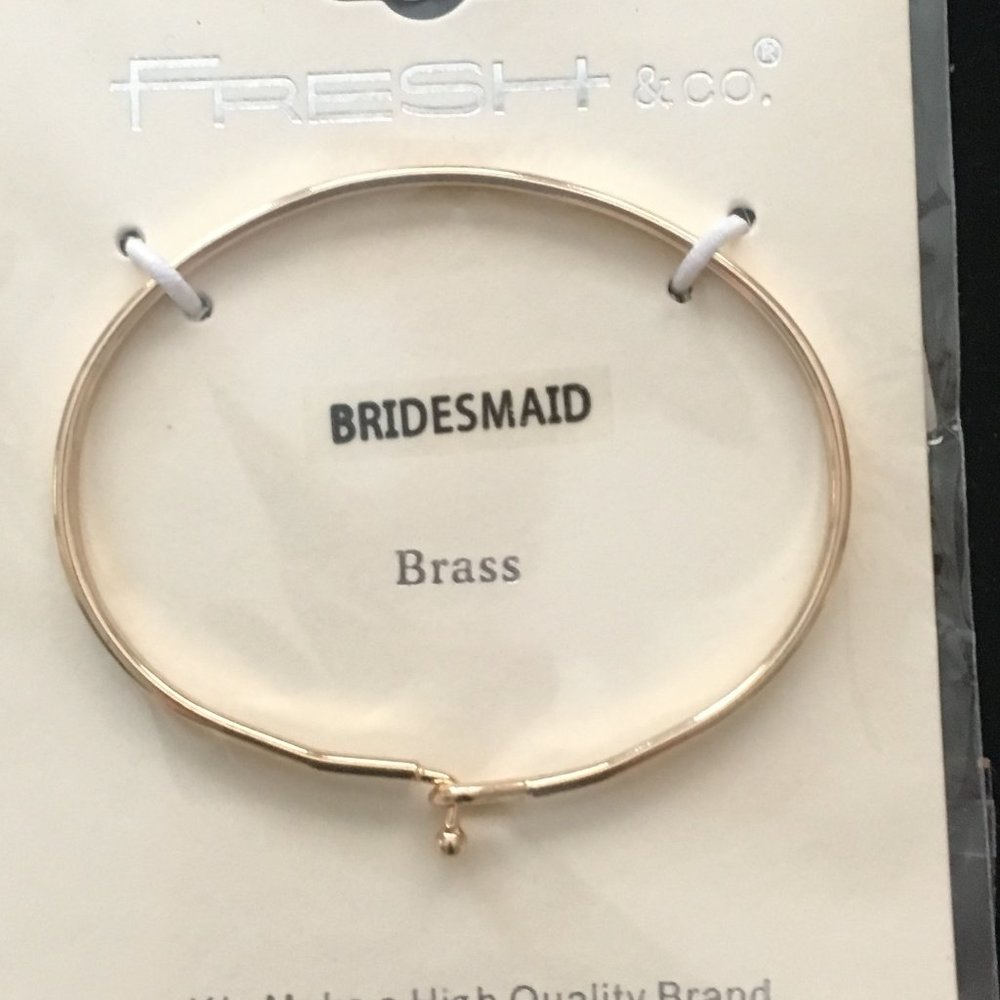 NWT “Bridesmaid" Bracelet